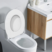 VALSEEL Weicher, länglicher Vinyl-Toilettensitz mit Schaumstoffpolsterung, passend für alle Standardarmaturen, einfache Montage - kompatibel mit