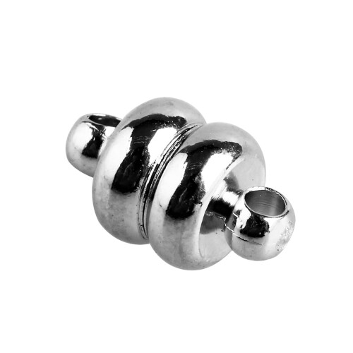 10x Colares e Pulseiras com Fecho Magnético Prateado 7mm - Produto em Alta 1