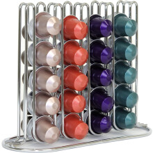 Porta capsule sottile e compatibile con l'organizer originale per 40 capsule di caffè.