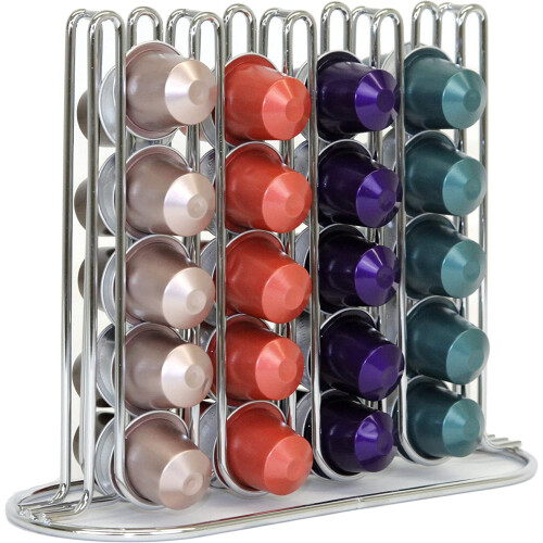Porta capsule sottile e compatibile con l'organizer originale per 40 capsule di caffè.