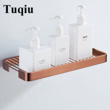 Mensola da bagno nera, mensola angolare, mensole per cosmetici, portaoggetti da doccia in ottone, organizer quadrato per accessori da bagno, supporto