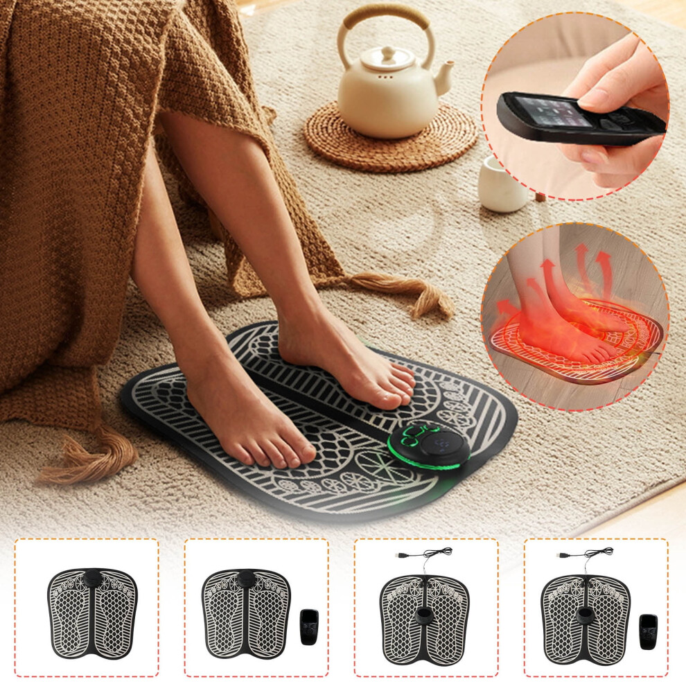 Jacenvly New Fathers Day Gifts Foot Massage Pad Foot Meridians Dredging Full Automatic Foot Massage Living Room Decor Father'S Day Savings B