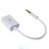 Adaptér Simyoung 3,5mm AUX audio jack na USB samice, bílý, 3Ring 5