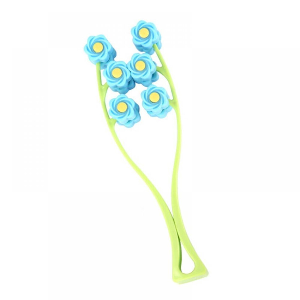 Blue/Pink Manual Roller Face-Lifting Massager Facial Beauty Instrument Facial V-Face Massage Beauty Tool