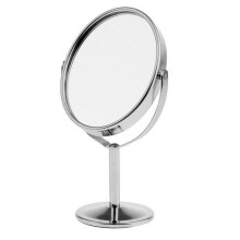 2x Mini oglindă de masă pentru machiaj, cu mărire și portabilă, oglindă facială ovală pivotantă