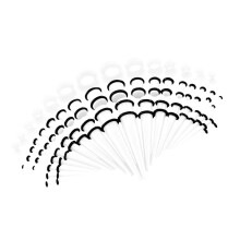 50 stk. akryl tilspidser og 14G-00G øremålere expander assorterede størrelser hvide