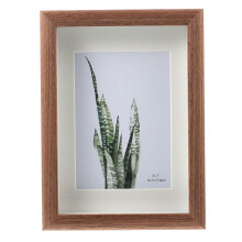 Cadre photo en bois de style nordique, 15 x 20 pouces (15 x 20 cm), décoration de bureau - Marron