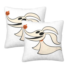 Fodere per cuscini decorativi "Nightmare Before Christmas", super morbide, double-face, per divano e divano, set da 2