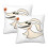 Fodere per cuscini decorativi "Nightmare Before Christmas", super morbide, double-face, per divano e divano, set da 2 1