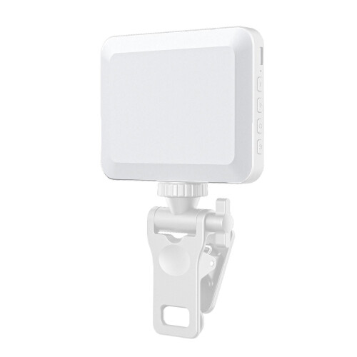 Φως τηλεφώνου LED, φως selfie, επαναφορτιζόμενο φως κλιπ βίντεο, ρυθμιζόμενες 3
