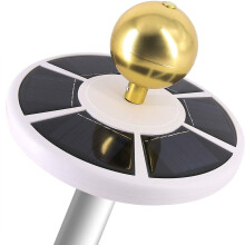 Solarbetriebene Fahnenmastleuchte, 26 LEDs, superhell, 100 % Flaggenabdeckung, langlebig, verbesserte Schaltung, kompatibel mit der amerikanischen