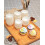 600Count Μίνι Υπόστρωμα για Cupcakes, Λευκά Υλικά για Muffins, Ποτήρια Ψησίματος Food Grain, Χωρίς 5