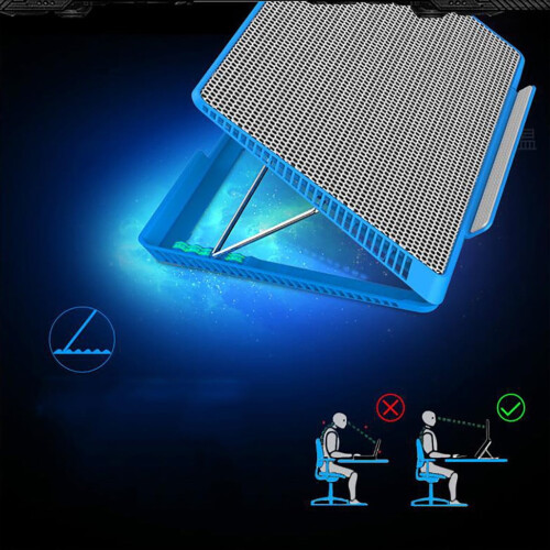 lulshou High-Speed Fan Notebook Pad Portable Computer Stand Ventilati 2