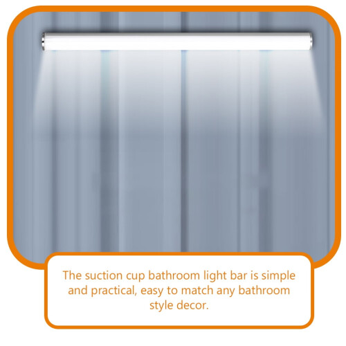 Decor Vanity Lights Wall Bar Suction Cup Bathroom Flashlight Lamp Outdoor 1