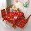 karymi Clearance Χριστουγεννιάτικο τραπεζομάντιλο με ορθογώνιο σχέδιο, διακόσμηση 7