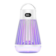 Bug Zapper 2000V Voltage Waterproof Rechargeable UV LED Mosquito Killer Lamp for Indoor Outdoor Use
