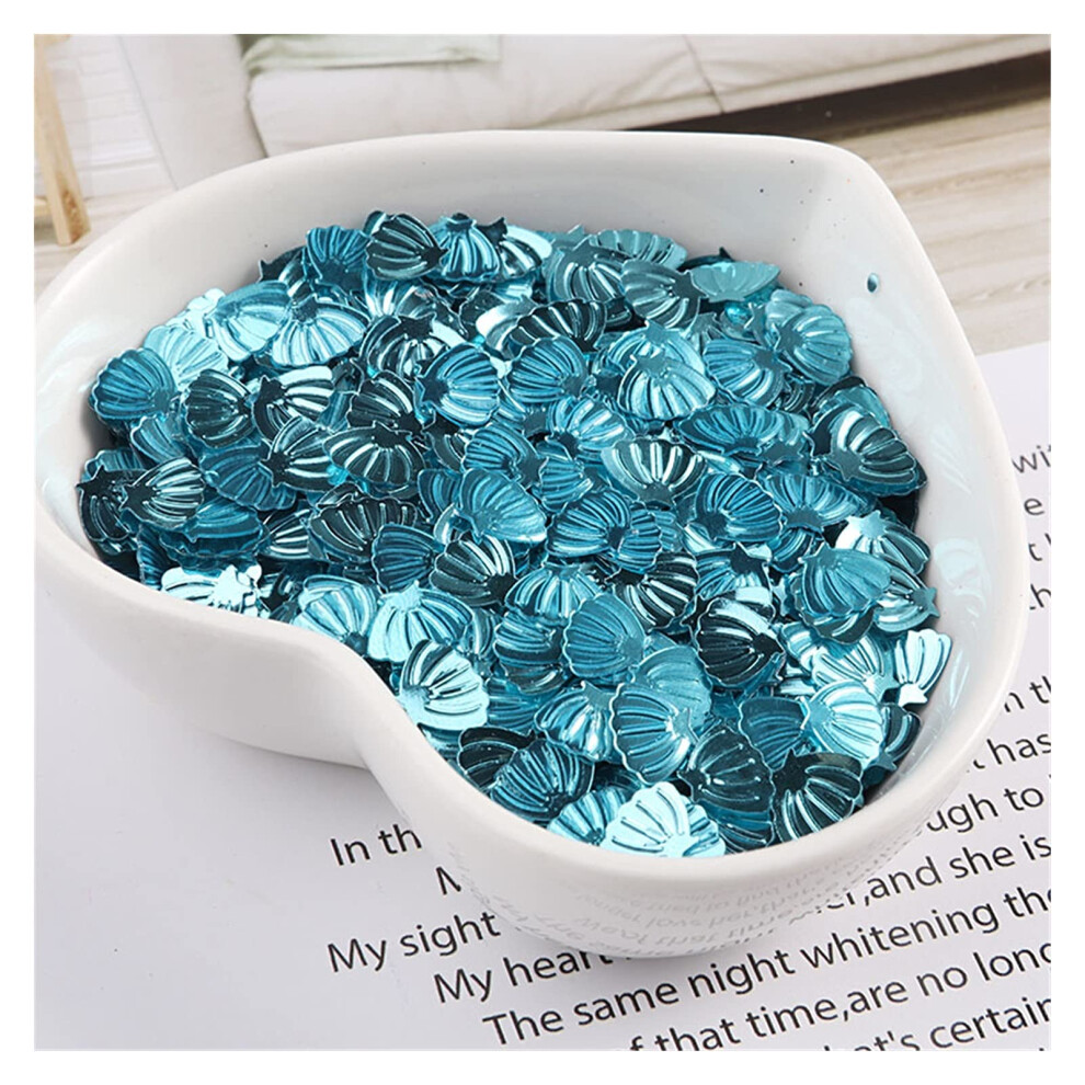 Burgundy 7Mm Shell Nail Art Sequins With Rich Shine For Crafts And Wedding Confetti 600Pcs
