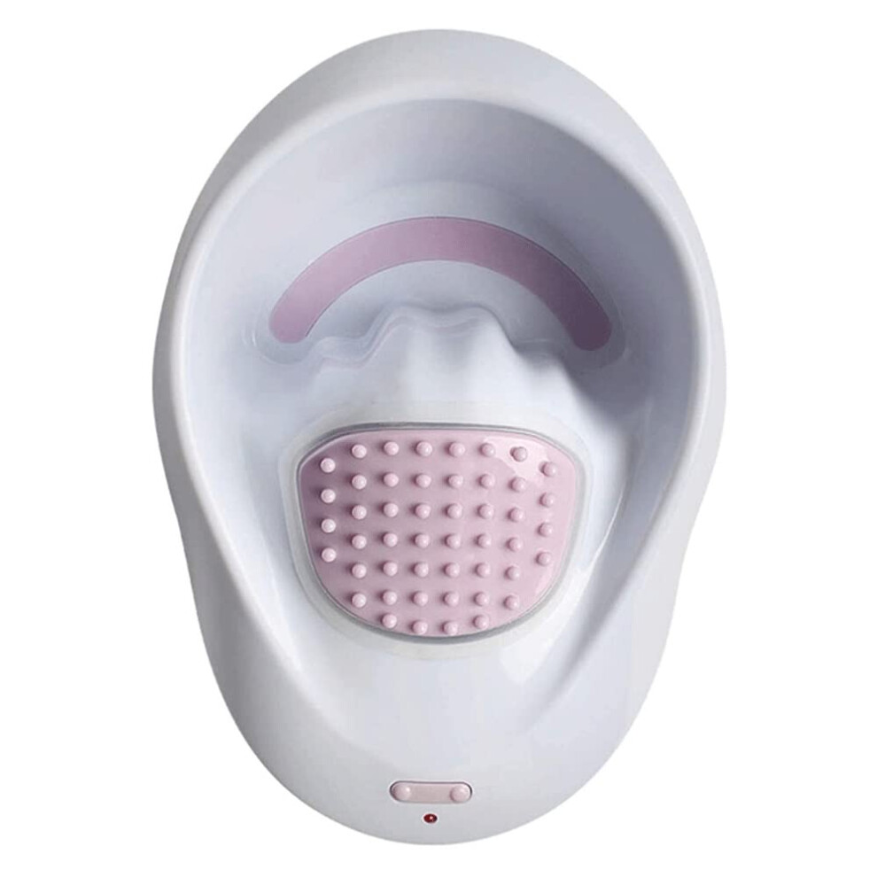 Electric Nail Soak Bowl with Bubble Massage and Ergonomic Hand Rest for Professional Manicure