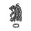 Imitation Plastic Large Iron Chain Thick Dog Leash Dog=walking Supply Creative-- C8U0 4