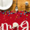 Sm: )e Happy Birthday Polka Dot Red Table Runner 13x36Inch 4