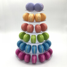 6 Tiers Macaron Tower Stand Cake Display Rack Cupcake Stand Desserts Displayfor Wedding Birthday Decor