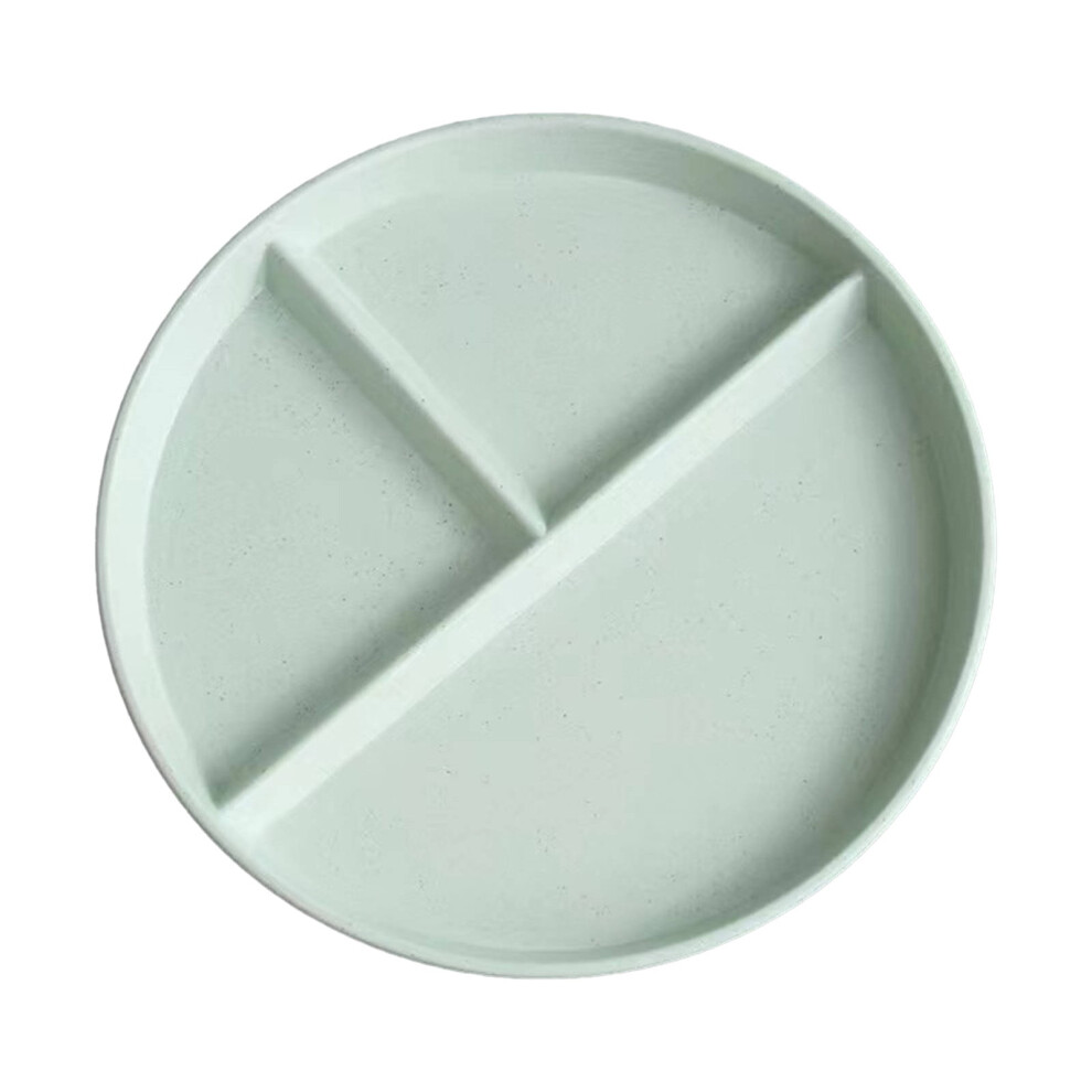 XiLanHUA Clearance Wheat Plates for Adults Reusable Dinnerware Set Kids Divided Plate Bariatric Plastic Salad Lunch Tray Microwave & Dishwasher