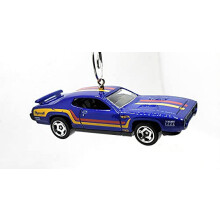 Christmas Ornament for 1971 Plymouth Road Runner Blue