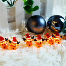 Chapéu de Natal e Árvore de Natal em LED, Luzes de Natal Coloridas para Decoração de Quartos e Salas de Estar, Compatível com Kcavykas