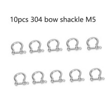 10x Pouta na luk z nerezové oceli 304, stínicí plachta 4 mm 5 mm 6 mm 8 mm 10 mm 12 mm