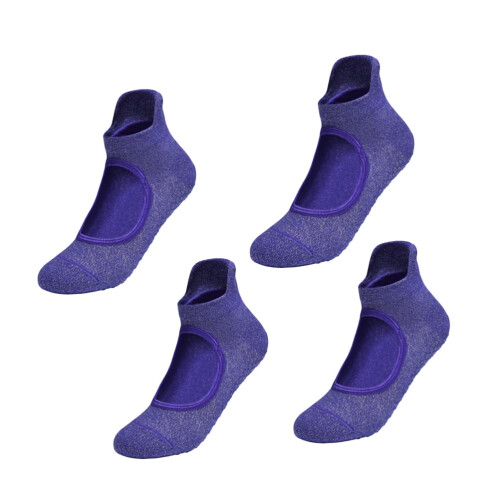 Mizh2Pairs Αντιολισθητικές Κάλτσες Ανοιχτού Τύπου Γυναικείες Βαμβακερές Κάλτσες