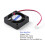 jixopn4010/2p4cm Μίνι DC Brushless Chassis Κάρτα Γραφικών Ανεμιστήρας Ψύξης CPU2 τεμάχια 2