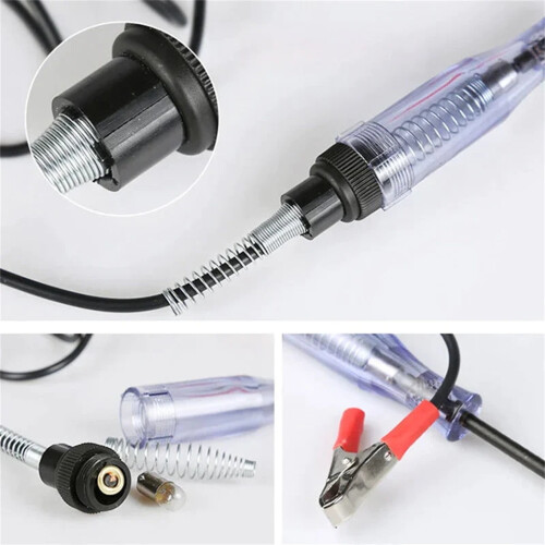 Ψηφιακός φακός δοκιμής LED 6V/12V/24V με βολτόμετρο και αισθητήρα, συμβατός με 2