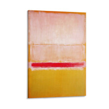 Mark Rothko Imprimeu roz pe galben Imprimeu pe pânză Postere Artă de perete Tablou Imprimeuri Agățat Foto Cadou Decor Acasă Postere Operă de