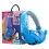 Ασύρματα ακουστικά Lilo & Stitch για παιδιά με Bluetooth, μαλακά μαξιλαράκια αυτιών, μπλε 1