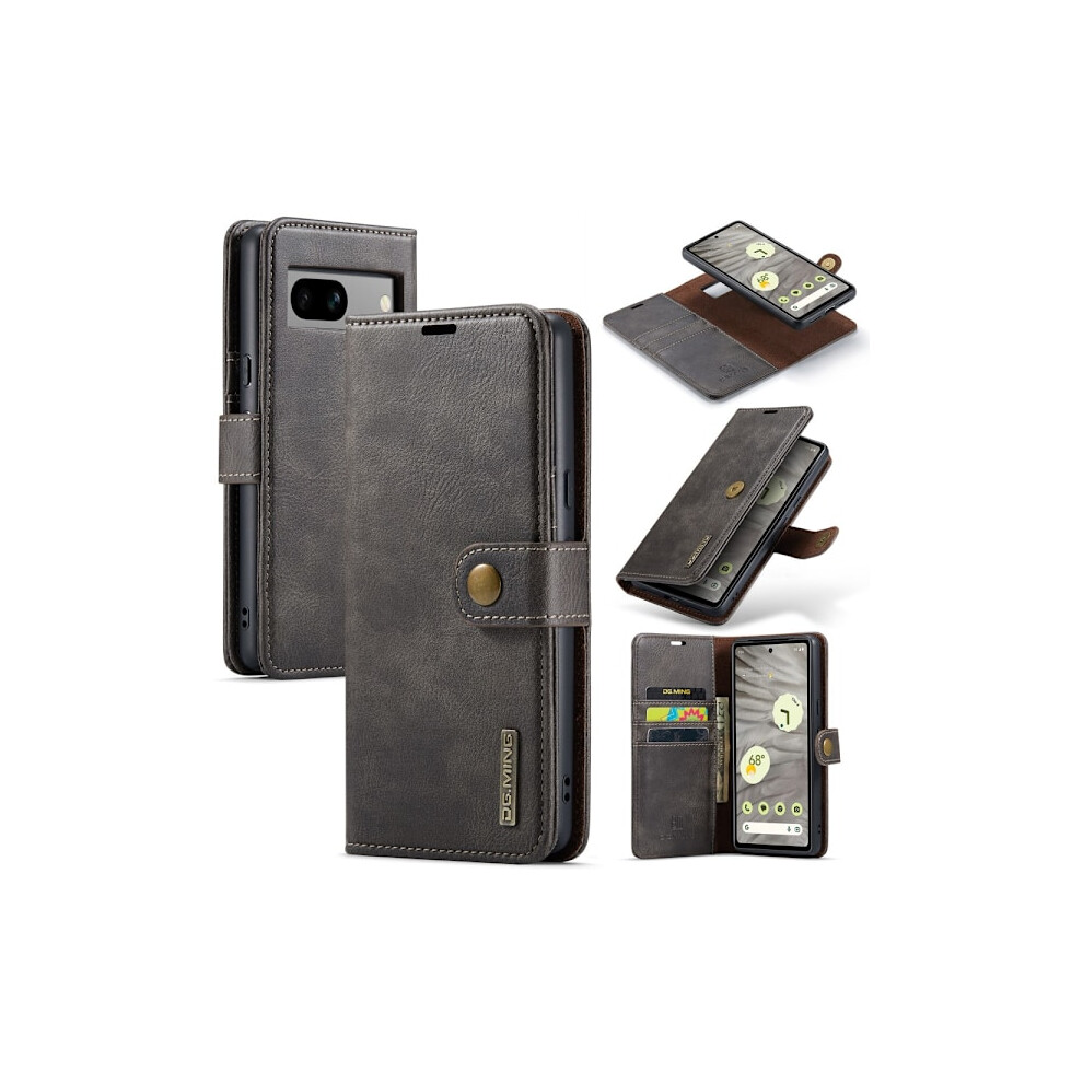 Dg Ming Google Pixel 7A 2-In-1 Magnet Wallet Case - Gray 9322103777568