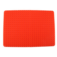 High Temperature Resistant Non Stick Baking Mat With Pyramid Texture Food Grade Silicone Multi Use Oven Liner Dishwasher Safe Rollable Kitchen Tool