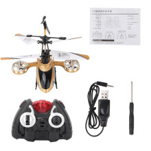 Fjernstyrt helikopter for barn, høydeholdingsfunksjon sikrer stødig flyging, gyrostabilisator for jevne manøvrer, ikke-jamming 2,4 GHz-system for