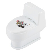 Scherzspielzeug: Wasserspritztoilette, lustiges Gag-Geschenk mit 3D-Kackhaufen-Design, aktiviert durch Öffnen des Deckels, ideal für Kinder und