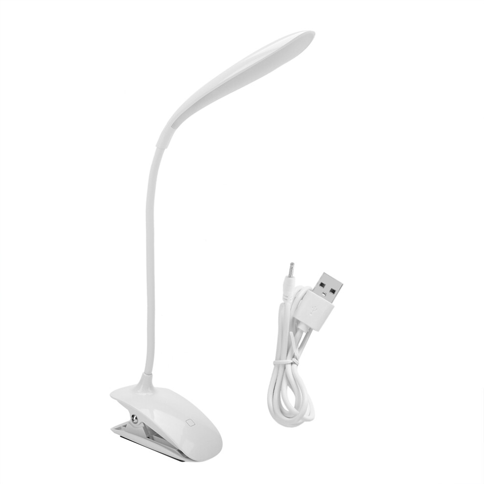 Silicone Desk Lamp With Flexible Gooseneck And Energy-Saving Dimmable Light For Reading, Touch Sensor Switch And Anti-Slip Base For Desktop And 9169997904324