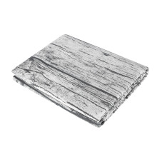 Premium Cotton Linen Table Cloth Wood Grain Pattern Versatile Size Rustic Design Eco Friendly Elegant Table Cover For Indoor Outdoor Use