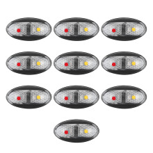 LED-dakverlichting voor cabines, helderder dan halogeenlampen, duurzame ABS-kunststof behuizing, IP68 waterdicht, xenonwitte LED-diodes, universeel
