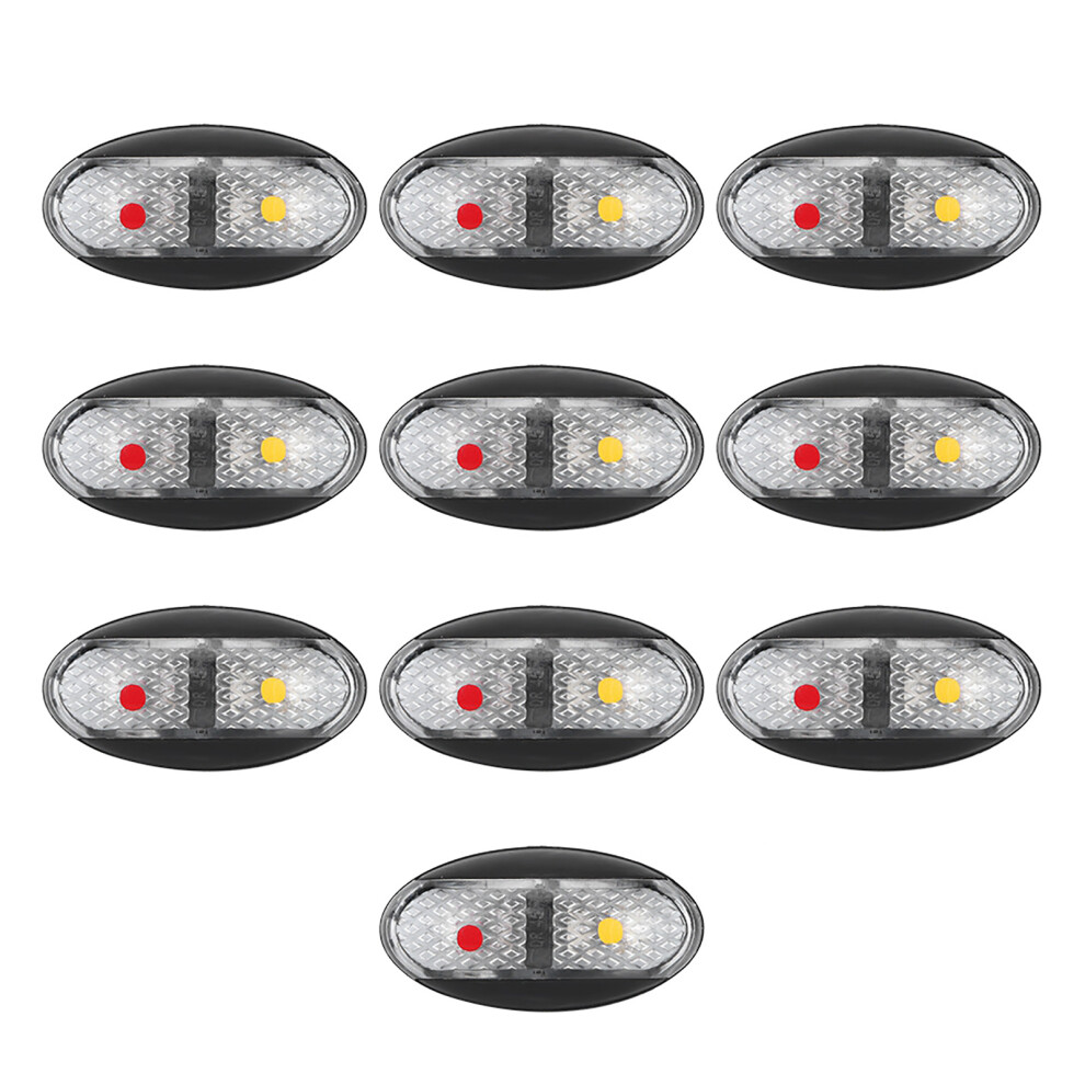 Led Cab Roof Brighter Than Halogen Durable Abs Plastic Housing Ip68 Waterproof Xenon Led Diodes Universal Fit Truck Suv 4X4 Light/White 9358999181622