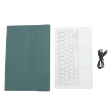 Buchhülle für Tablet, kabellose Tastaturhülle mit magnetisch abnehmbarem, schlankem und leichtem Design mit weicher, matter Oberfläche und