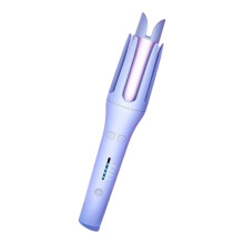 Rotating Curling Iron with 32mm Barrel, Automatic Curling Iron Featuring Dual Voltage Compatibility, Anti-Scalding Rotating Hair Styler with Protein