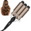 Τριπλό βαρέλι Waver για styling μαλλιών, βαθύ waver παραλίας με κεραμική διπλή τάση και 7
