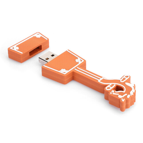 Μονάδα Flash Pvc128Gb Usb2.0 σε σχήμα κιθάρας, συμπαγής και κομψή σχεδίαση για ψηφιακή 2