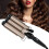 Τριπλό βαρέλι Waver για styling μαλλιών, βαθύ waver παραλίας με κεραμική διπλή τάση και 8