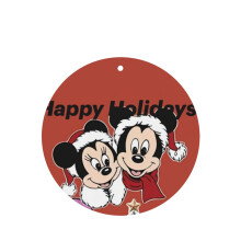 Désodorisants de voiture Mickey Mouse de Noël (lot de 6) - Accessoires de voiture parfumés à la lavande - Désodorisant suspendu pour chambre et