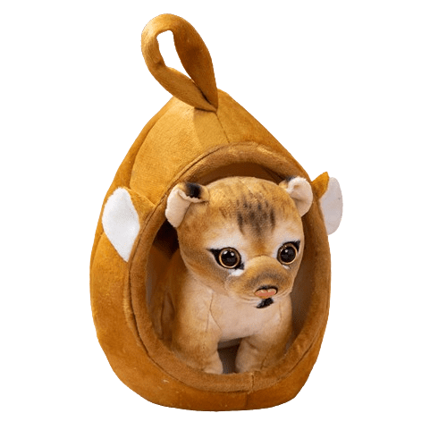 Λούτρινα ζωάκια Perfect Alley Baby με φωλιά, δώρο για λούτρινα ζωάκια,