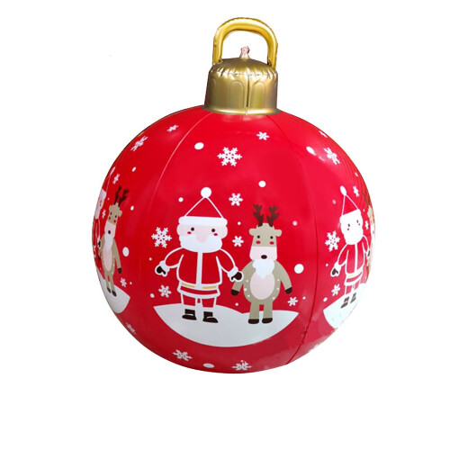 Opblaasbare kerstballon 60 cm DQ12